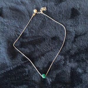 Emerald Touchstone Crystal Swarovski Necklace